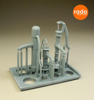 RDM35S09 - 30-40&#039;s Water Pumps (3 types) - 1:35 - [RADO Miniatures]