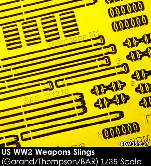 RDM35PE17 - US WW2 Weapons Slings - 1:35 - [RADO Miniatures]