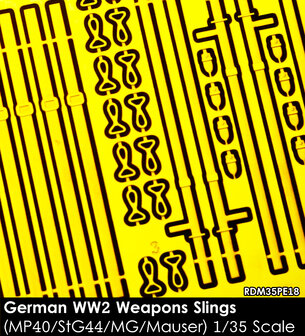 RDM35PE18 - German WW2 Weapons Slings - 1:35 - [RADO Miniatures]