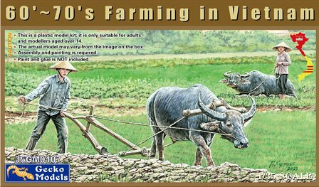 Gecko Models 35GM0107 - 60&#039;s - 70&#039;s Farming in Vietnam - 1:35