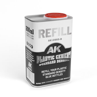 AK12003-B - 200 ml Refill - Plastic Cement Standard Density - [ AK Interactive ]