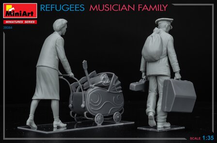 MiniArt 38084 - Refugees Musician Family - 1:35