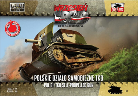 FTF PL1939-100 - Polish TKD self-propelled gun - 1:72