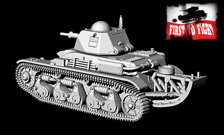 FTF PL1939-107 - Renault R39 With 37 MM SA38 Cannon With &quot;Tail&quot; - 1:72