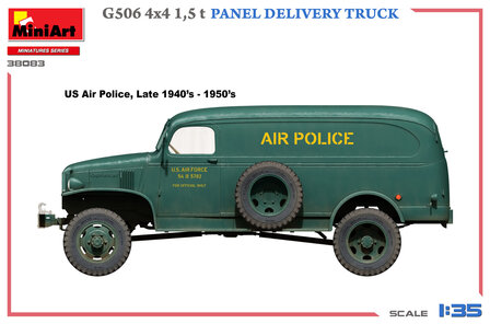 MiniArt 38083 - G506 4x4 1,5t Panel Delivery Truck - 1:35