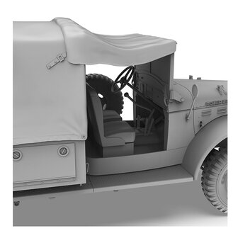 AK35020 - IDF Power Wagon WM300 Cargo Truck With Winch - 1:35 - [AK Interactive]