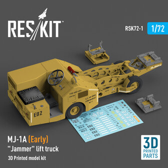 RSK72-0001 - MJ-1A (Early) &quot;Jammer&quot; lift truck - 1:72 - [RES/KIT]