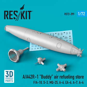 RS72-0399 - A/A42R-1 &quot;Buddy&quot; air refueling store (1 pcs) - 1:72 - [RES/KIT]