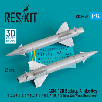 RS72-0430 - AGM-12B Bullpup A missiles (2 pcs) - 1:72 - [RES/KIT]