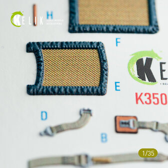 K35021 - AH-1G &quot;Cobra&quot; interior 3D decals for ICM kit  - 1:35 - [RES/KIT] / [KELIK]