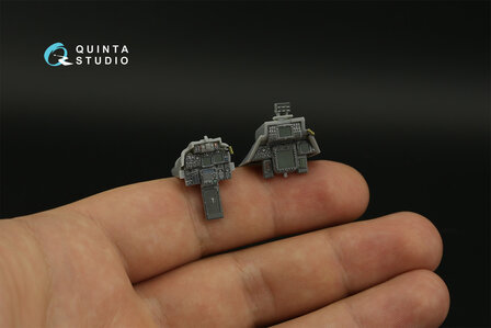Quinta Studio QDS-48405 - F-14D 3D-Printed &amp; coloured Interior on decal paper (for Hobby Boss kit) - Small Version - 1:48