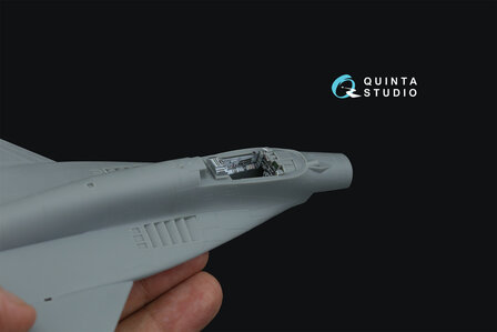 Quinta Studio QD72118 - MiG-29A (NATO) 3D-Printed &amp; coloured Interior on decal paper (for Trumpeter/IBG Models kit) - 1:72