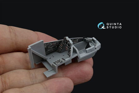 Quinta Studio QD72112 - Mi-35M 3D-Printed &amp; coloured Interior on decal paper (for Zvezda kit) - 1:72