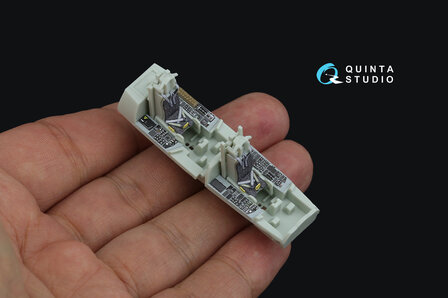 Quinta Studio QD72110 - F-15E 3D-Printed &amp; coloured Interior on decal paper (for Revell kit) - 1:72