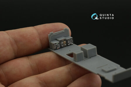 Quinta Studio QD48423 - Fairey Fulmar Mk.I 3D-Printed &amp; coloured Interior on decal paper (for Trumpeter kit) - 1:48