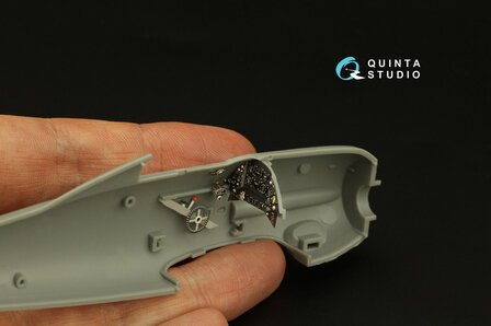 Quinta Studio QD48402 - Gloster Gladiator MKII 3D-Printed &amp; coloured Interior on decal paper (for I Love Kit kit) - 1:48