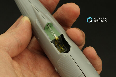 Quinta Studio QD48393 - Gloster Gladiator MKI 3D-Printed &amp; coloured Interior on decal paper (for I Love Kit kit) - 1:48