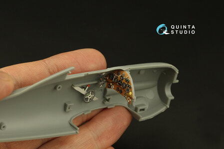Quinta Studio QD48393 - Gloster Gladiator MKI 3D-Printed &amp; coloured Interior on decal paper (for I Love Kit kit) - 1:48