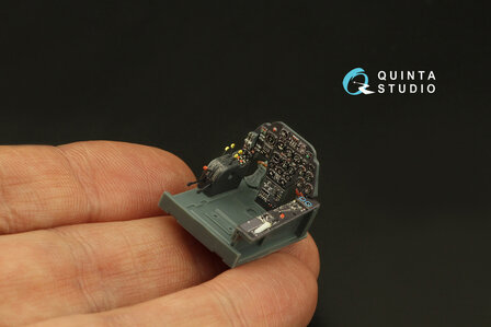 Quinta Studio QD48386 - BF 110G 3D-Printed &amp; coloured Interior on decal paper (for Eduard kit) - 1:48