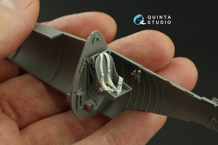 Quinta Studio QD48367 - F4U-1A 3D-Printed &amp; coloured Interior on decal paper (for Magic Factory kit) - 1:48