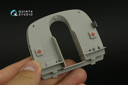 Quinta Studio QD35110 - Mi-17 3D-Printed &amp; coloured Interior on decal paper (for Trumpeter kit) - 1:35