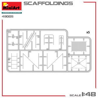 MiniArt 49005 - Scaffoldings - 1:48