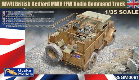 Gecko Models 35GM0061 - WWII British Bedford MWR FFW Radio Command Truck - 1:35