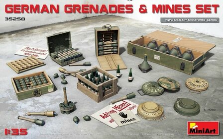 MiniArt 35258 German Grenades &amp; Mines Set