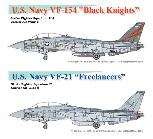 Fine Molds FP32 U.S. Navy F-14A Tomcat "USS Independence, 1995"
