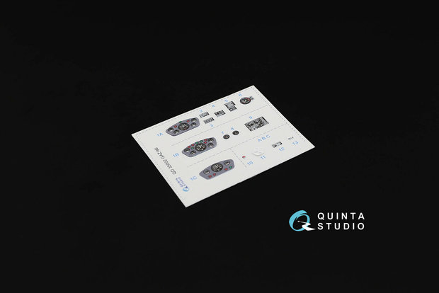 Quinta Studio QD35002 - GAZ-66 Family  3D-Printed & coloured Interior on decal paper  (for Trumpeter kits) - 1:35