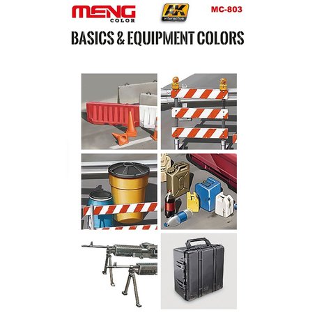 MC803 - Basic & Equipment Colors - [MENG color by AK Interactive]