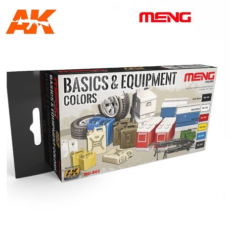 MC803 - Basic & Equipment Colors - [MENG color by AK Interactive]