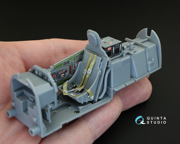 Quinta Studio QD32005 - P-51D (Early)  3D-Printed & coloured Interior on decal paper  (for Tamiya kit) - 1:32