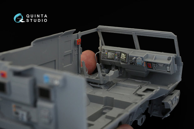 Quinta Studio QD35005 - MRAP Typhoon-K  3D-Printed & coloured Interior on decal paper (for Zvezda kit) - 1:35