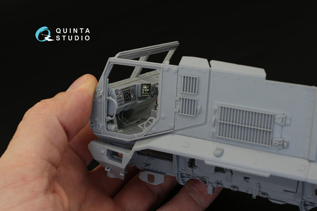 Quinta Studio QD35005 - MRAP Typhoon-K  3D-Printed & coloured Interior on decal paper (for Zvezda kit) - 1:35