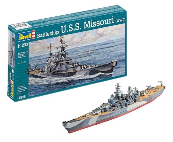 Revell 05128 - Battleship U.S.S. Missouri (WWII) - 1:1120