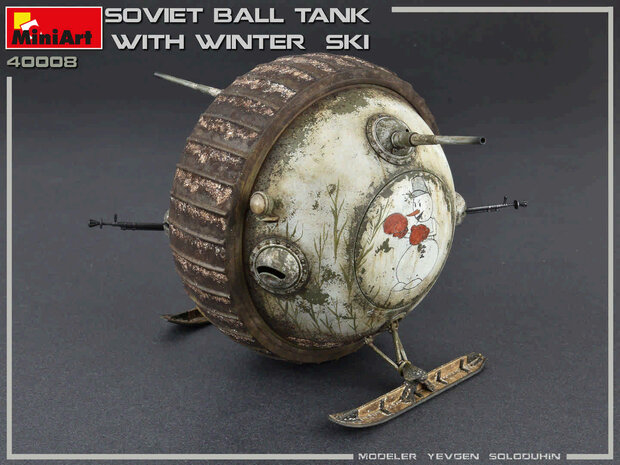 MiniArt 40008 - Soviet Tank Ball Tank with Winter Ski. INTERIOR KIT - 1:35