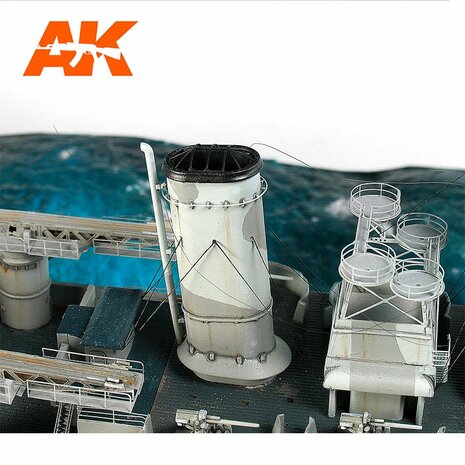 AK9134 - Elastic Rigging Bobbin Mega-Thin (suitable for 1:700 and smaller scales) - [AK Interactive]