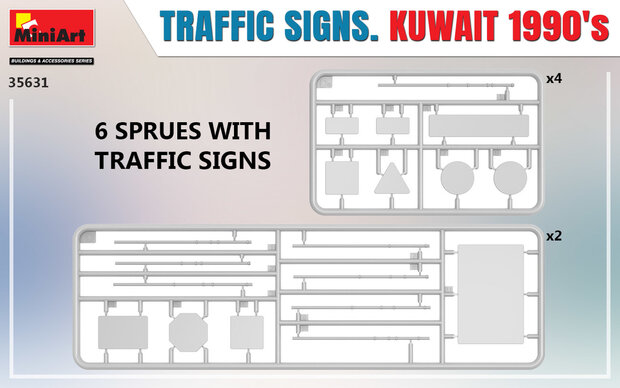 MiniArt 35631 - Traffic Signs Kuwait 1990 - 1:35