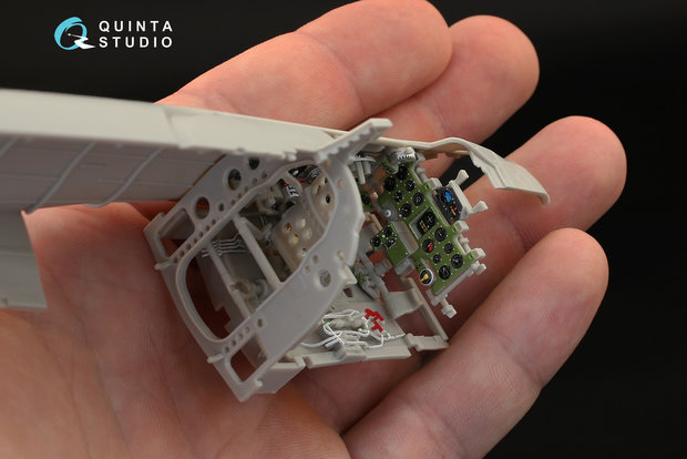 Quinta Studio QD32026 - A6M5 (Mitsubishi prod.) 3D-Printed & coloured Interior on decal paper (for Tamiya kit) - 1:32