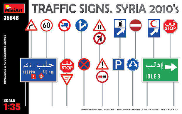 MiniArt 35648 - Traffic Signs Syria 2010’s - 1:35