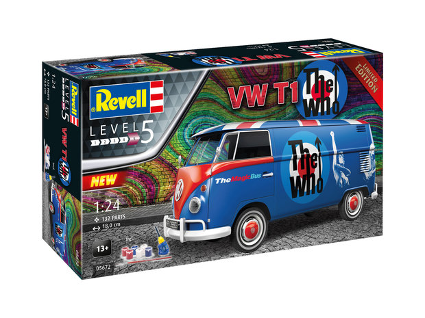 Revell 05672 - VW T1 "The Who"-  Geschenkset - 1:24