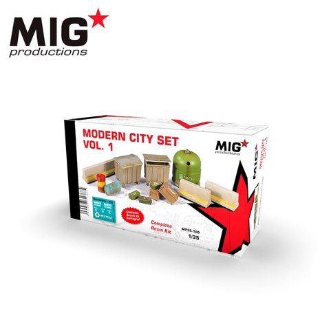 MP35-100 - MIG Productions - Modern City Set Vol. 1 - 1:35