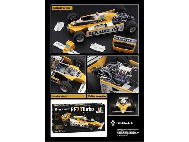 Italeri 4707 - Renault RE20 Turbo - 1:12