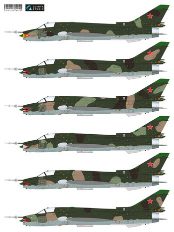 Quinta Studio MMD48005 - Decal Su-17M4 (Afgan war series) - 1:48