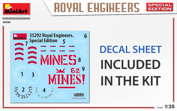 MiniArt 35292 - Royal Engineers Special Edition - 1:35
