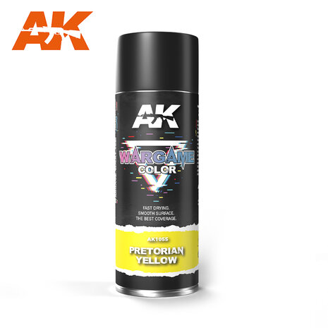 AK1055 - Wargame Color - Pretorian Yellow Spray - [ AK Interactive ]