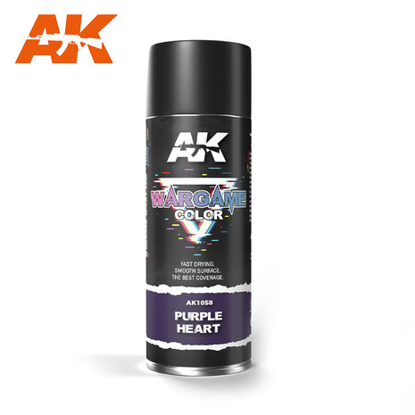 AK1058 - Wargame Color - Purple Heart Spray - [ AK Interactive ]