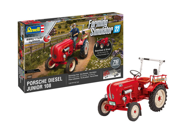 Revell 07823 - Porsche Junior 108 - Farming Simulator Edition - 1:24