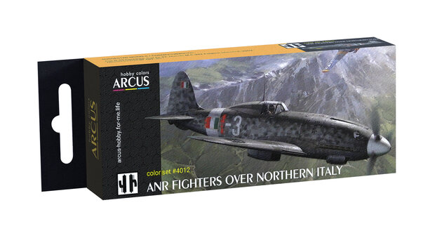 Arcus Hobby Colors 4012 - ANR Fighters Over Northern Italy  - Paint Set